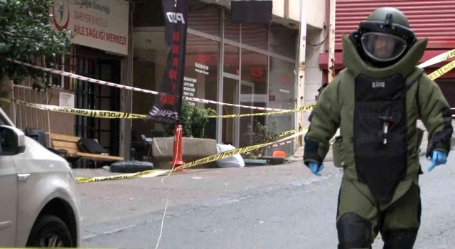 Sarıyerde şüpheli çanta fünyeyle patlatıldı: Polisin kedi hassasiyeti dikkat çekti