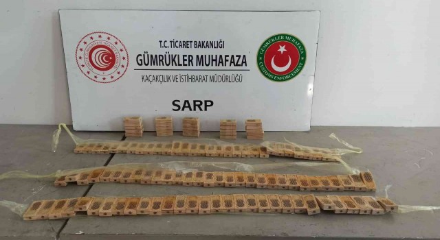 Sarp Sınır Kapısında kaçak bal operasyonu