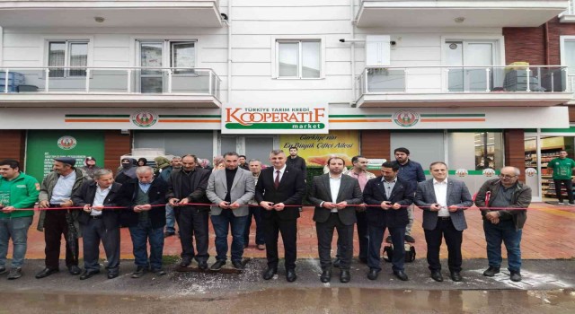 Şehitlere Tarım Kredi Kooperatif Marketi açıldı