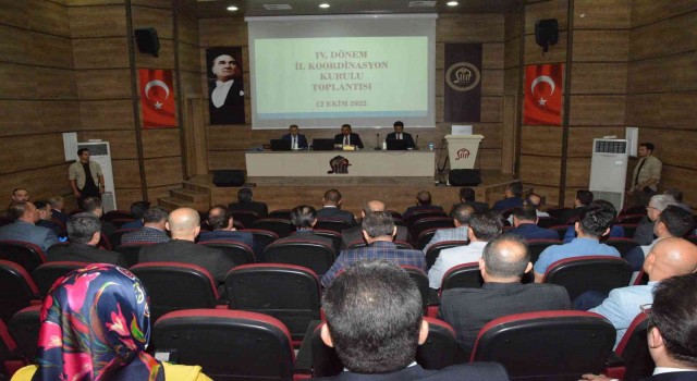 Siirtte İl Koordinasyon Kurulu toplantısı gerçekleşti