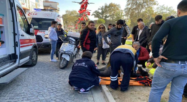 Sinopta motosiklet kazası: 2 yaralı