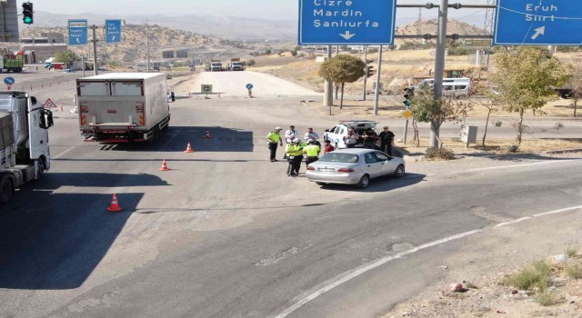 Şırnakta dron destekli trafik denetimi