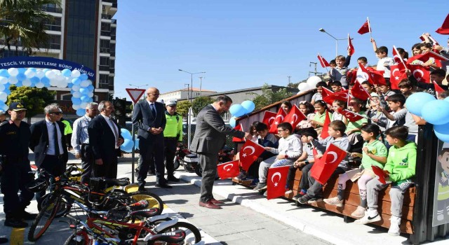 Sökede çocuklara trafik eğitim alanı kazandırıldı