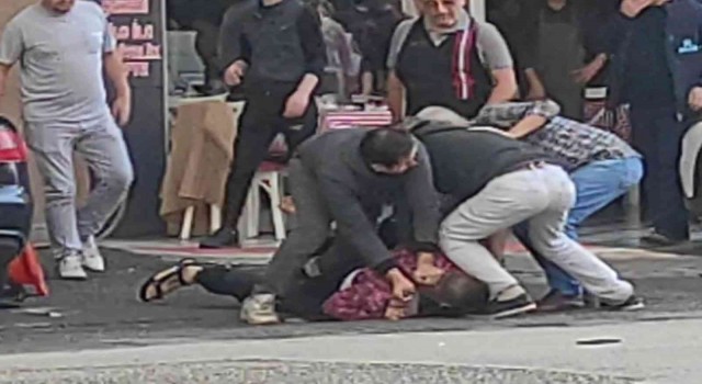 Sopalı, baltalı ve silahlı alacak verecek kavgası kamerada