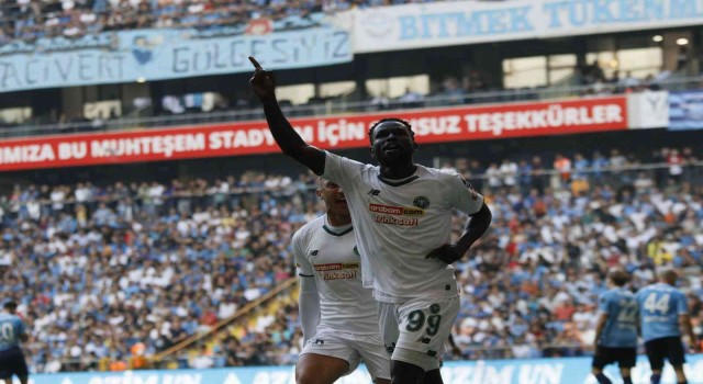 Spor Toto Süper Lig: Adana Demirspor: 1 - Konyaspor: 1 (İlk yarı)
