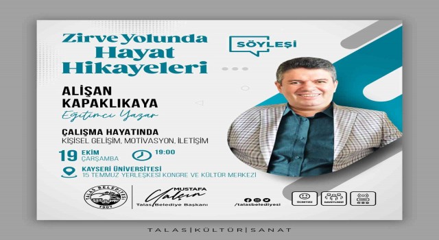 Talas Belediyesinden Alişan Kapaklıkaya söyleşisi