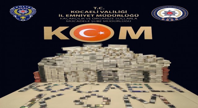 Tankerde 11 bin 100 paket kaçak sigara ele geçirildi
