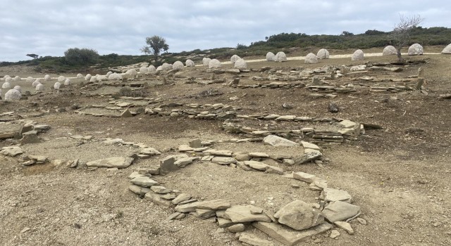 Tarihi Yarımadada Çanakkale Savaşlarından kalma Projektör Tepe Şehitliği bulundu