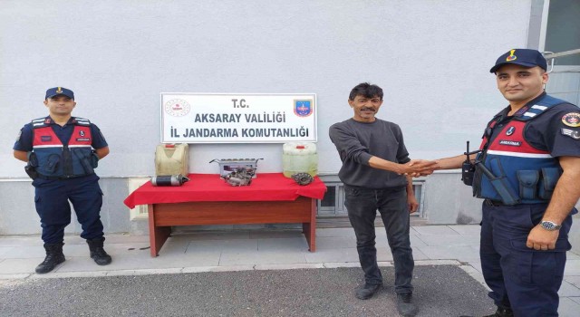 Tarladan malzeme çalan hırsız JASATtan kaçamadı