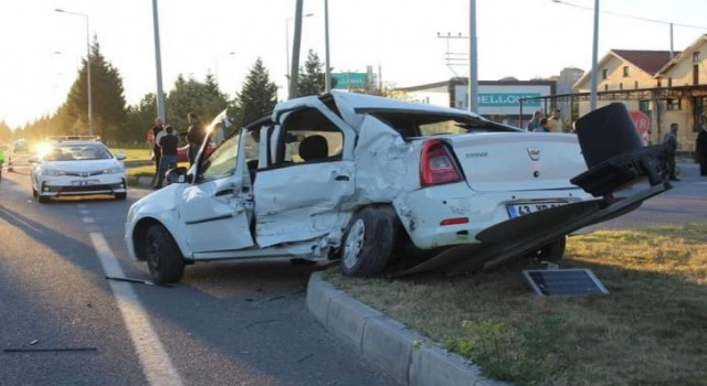 Tavşanlıda trafik kazası: 1 yaralı
