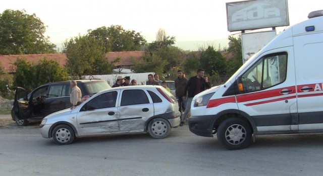 Tavşanlıda trafik kazası: 1 yaralı