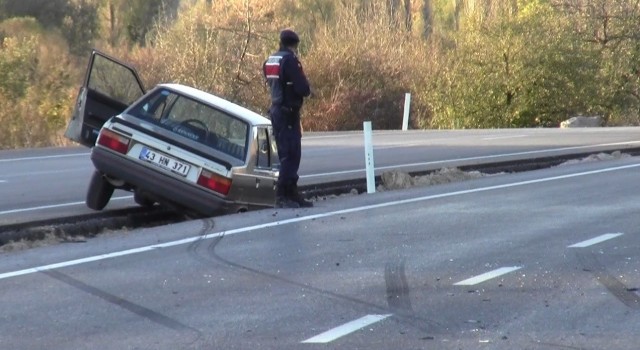 Tavşanlıda trafik kazası: 1 yaralı