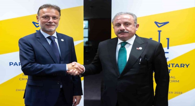 TBMM Başkanı Şentop, Hırvatistan Meclis Başkanı Jandrokovic ile görüştü