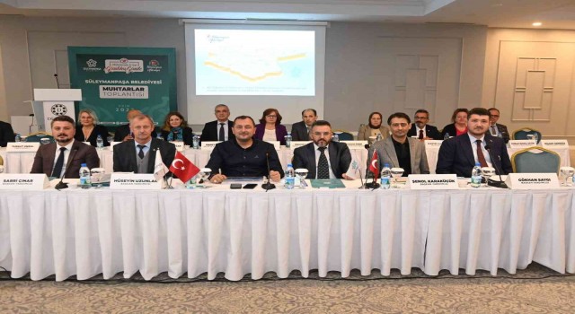 Tekirdağda muhtarlar istişare toplantısında bir araya geldi