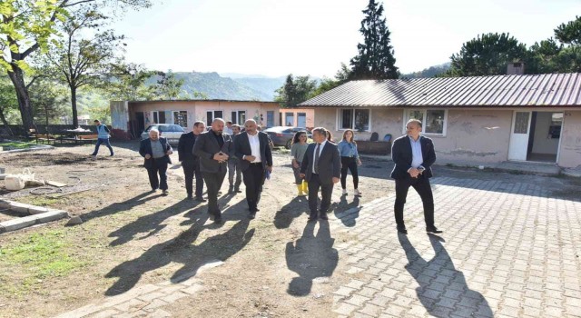 Tekkeköyün ilk tabiat okulu için çalışmalar başladı