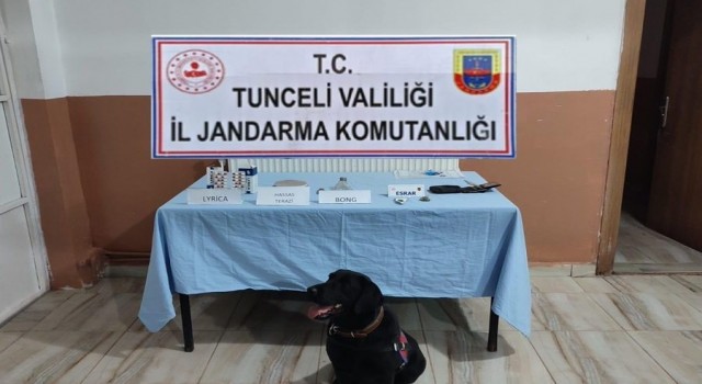 Tuncelide uyuşturucu operasyonu: 4 gözaltı