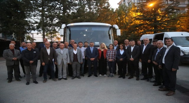 Tuncelili muhtarlar Muhtar Evi için yola çıktı