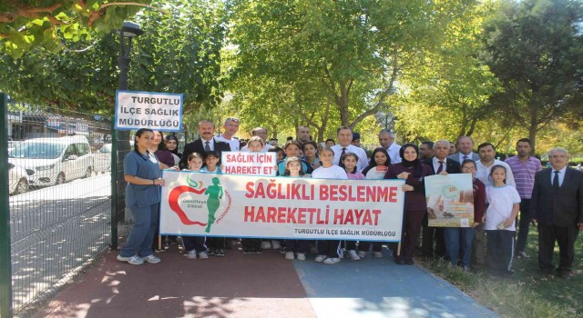 Turgutluda sağlıklı yaşam yürüyüşü yapıldı