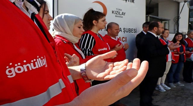 Türk Kızılay Manisadan şehitler için çorba hayrı