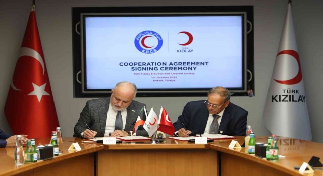 Türk Kızılay ve Kuveyt Kızılayıdan orman yangını ve sel bölgeleri için iş birliği protokolü