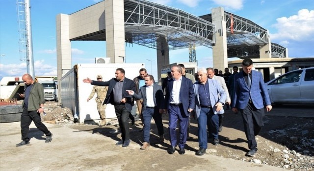 Türkgözü Sınır Kapısında inşaat çalışmaları devam ediyor