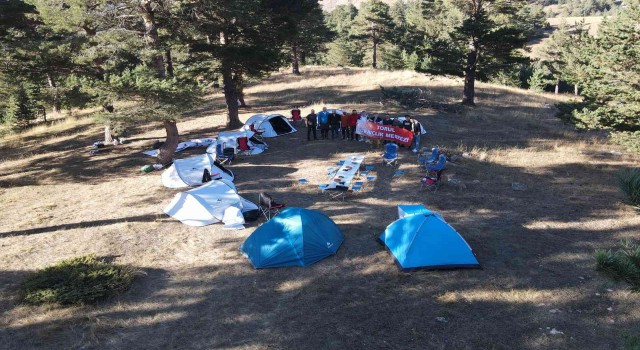 Üniversite için Gümüşhaneye gelen öğrenciler doğayla buluştu