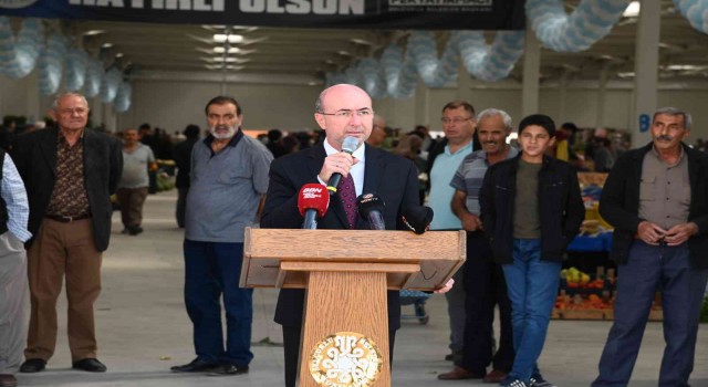 Yazır Kapalı Pazarı dualarla açıldı