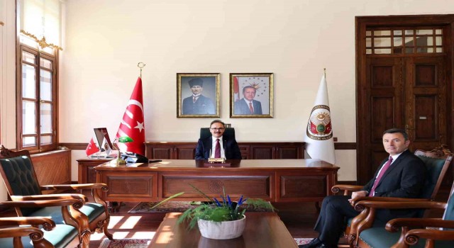 Yeni atanan Emniyet Müdürü Bodur, Vali Kızılkaya ile bir araya geldi