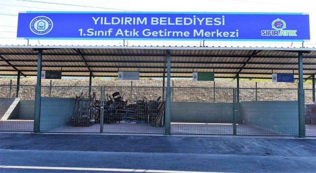 Yıldırım Belediyesinden çevre dostu “ Atık Getirme Merkezi”