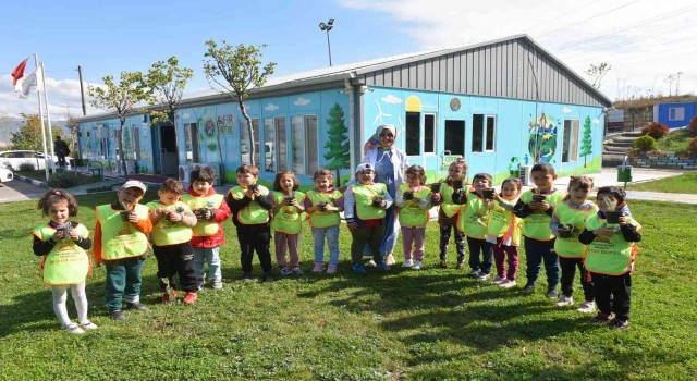 Yıldırım Belediyesinden miniklere çevre dersi