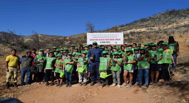 YK Enerji, Yeniköy İlköğretim Okulu öğrencileri ile Çökertmeyi yeşillendiriyor