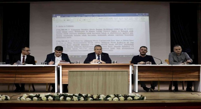 Yunusemre Belediyesi meclisi toplandı