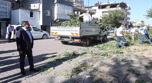 Yüreğirde temizlik çalışması