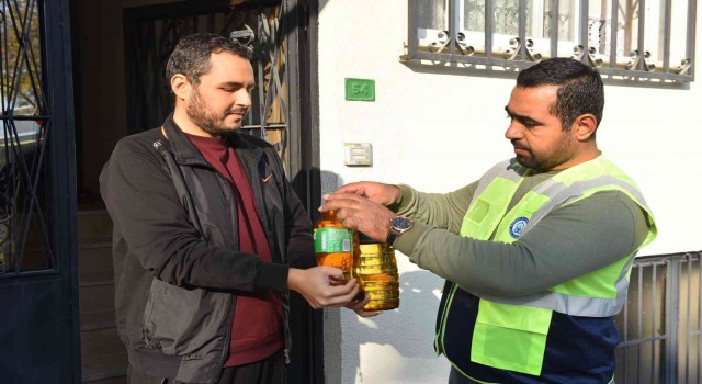 1 litre atık yağ getirene 10 litre Uludağ suyu hediye