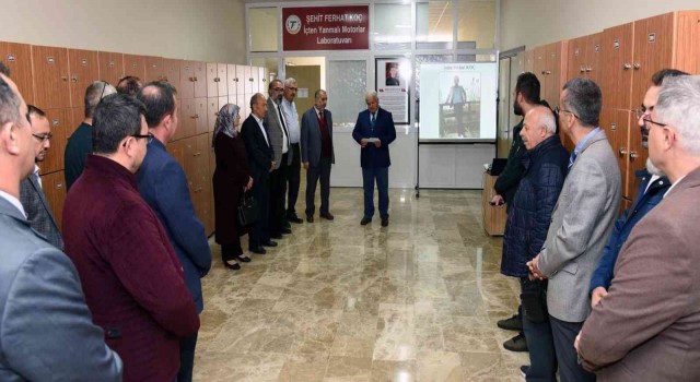 15 Temmuz Şehidi Ferhat Koçun ismi otomotiv laboratuvarında yaşayacak