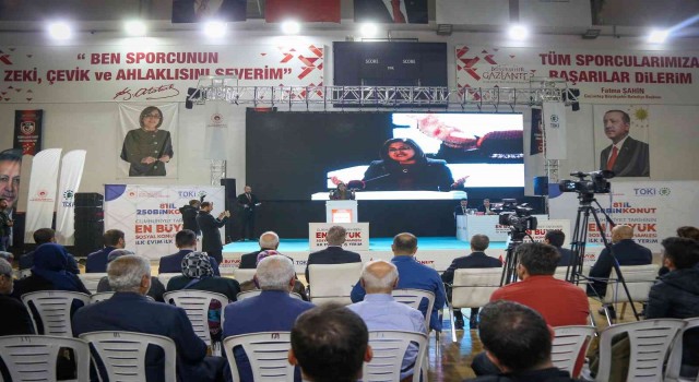 250 bin sosyal konutun kura çekimine Şahinbey ile devam edildi