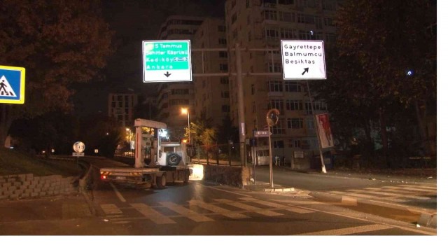44üncü İstanbul Maratonu için 15 Temmuz Şehitler Köprüsü araç trafiğine kapatıldı