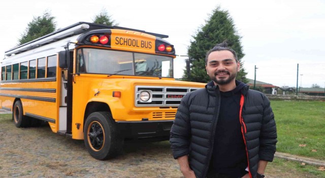 Hayalindeki ‘School Bus ile dünya turuna çıkıyor