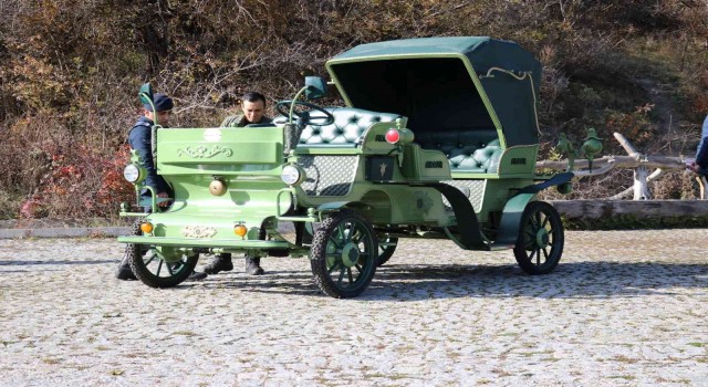 Abant Milli Parkında elektrikli fayton dönemi başladı