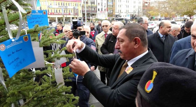 Ağaca astıkları notlarla kadına yönelik şiddete ‘dur dediler