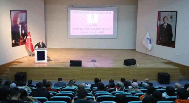 AİÇÜde “Erken Teşhis Hayat Kurtarır” konferansı düzenlendi