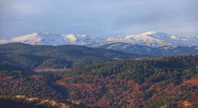 Akdağda iki mevsim bir arada