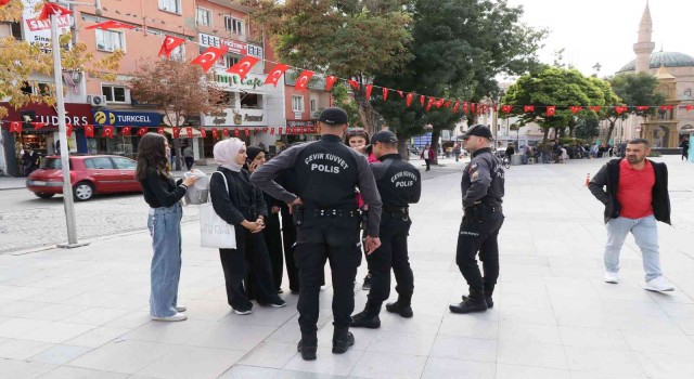Aksarayda Çevik Kuvvet ekiplerinden huzur denetimi