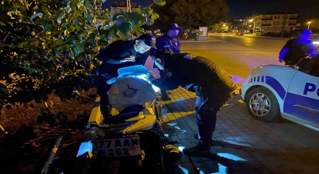 Alanyadan çalınan motosiklet Gazipaşada bulundu