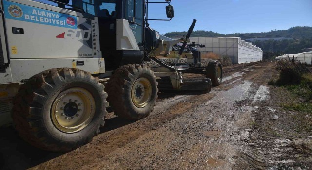 Alanyanın doğu mahallelerinde çalışmalar sürüyor