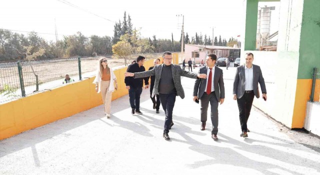 Alaşehirin çevreci tesiste çalışmalar sürüyor