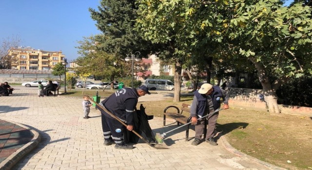 Antakyada park ve yeşil alanlar kışa hazırlanıyor