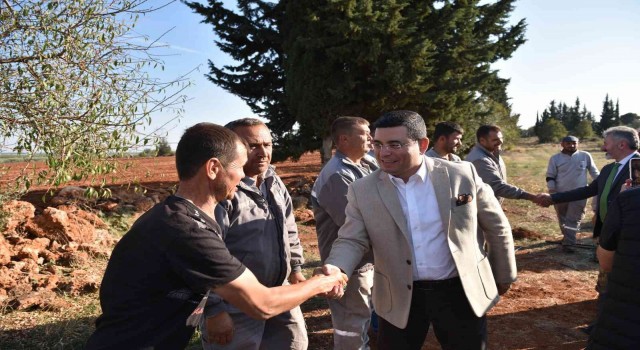 Antalya Orman Çiftliğinde buğday tohumları toprakla buluştu