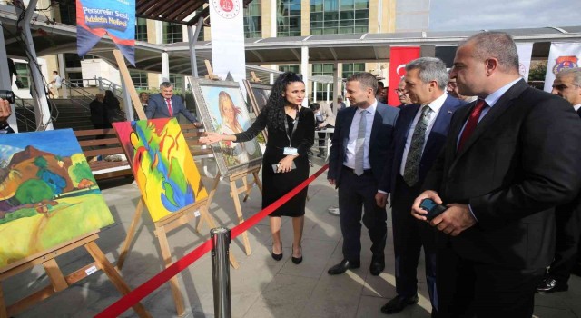 Antalyada adalet çalışanlarından resim sergisi