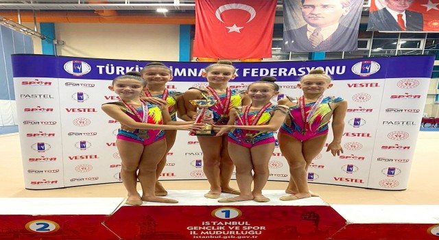 Antalyasporlu Cimnastikçiler İstanbulda şampiyon